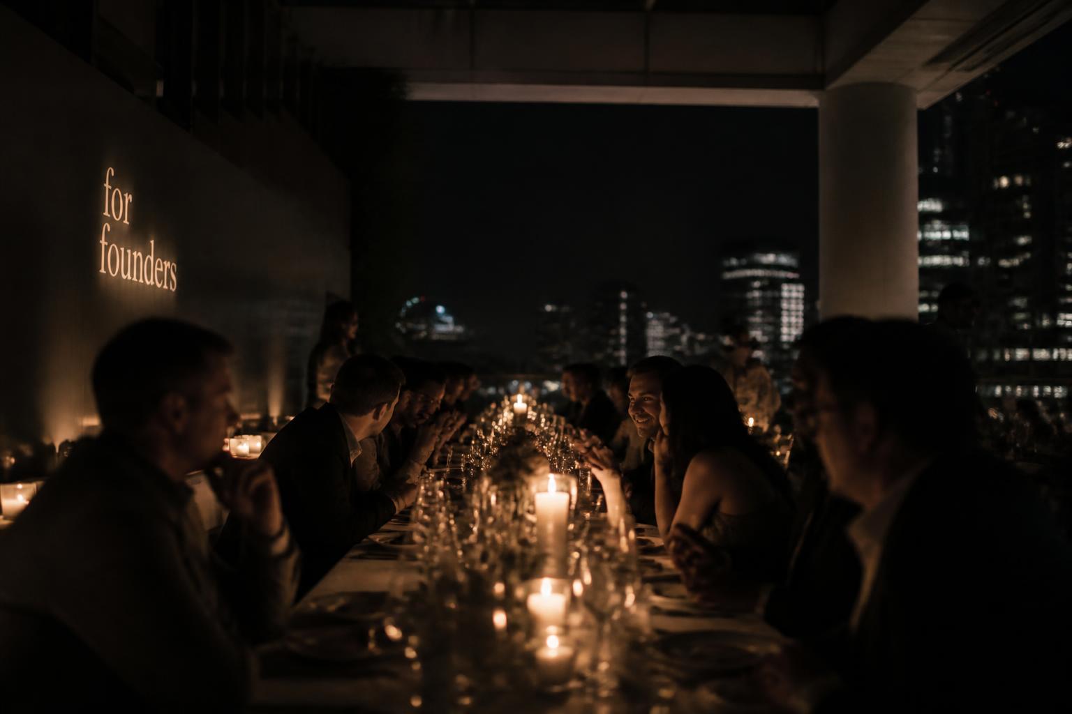 A private Only Earned members dinner